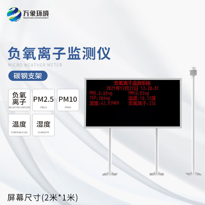 大氣負氧離子監測系統