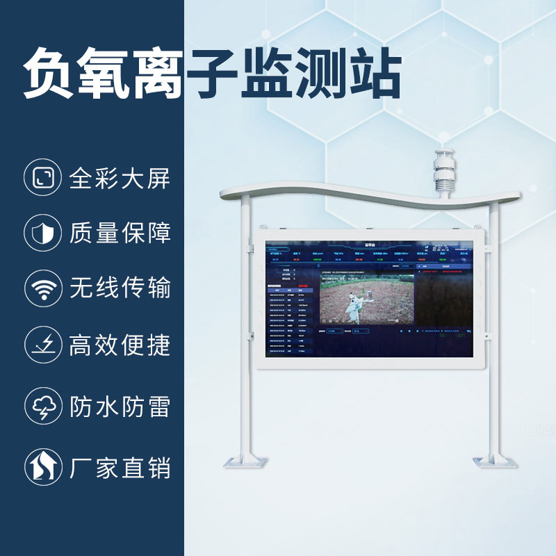 國產彩屏大氣負氧離子監測系統